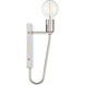 Ravella 1 Light 4.5 inch Polished Nickel Wall Sconce Wall Light